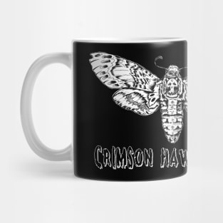 Crimson hawk moth Mug